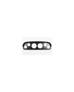 57-60 Ford Truck 6 Gauge Dash Panel Blank, Black