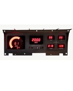 1980-1986 Ford Truck - LED Digital Gauge Cluster- Red