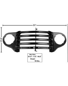 1948-1950 Ford Pickup Grille Panel w/ Park Lamp Bezel