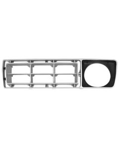1976-1977 Silver/Black Grille Insert LH