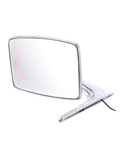 1967-1979 Ford Pickup Chrome Outside Mirror Assembly W/LED Left Side