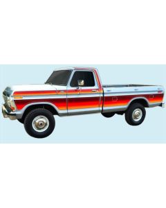 1979 Ford F100,F150 Longbed Free Wheeling Edition Stripes, Reflective