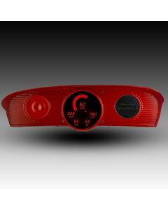 1961-1966 Ford F Series Truck LED Digital Gauge Cluster,Red