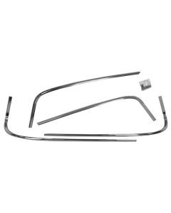 1956 Ford Pickup Truck Windshield Moulding Set - Aluminum