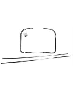 1956 Ford Pickup Truck Rear Window Moulding Set - Aluminum