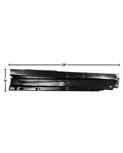 1973-1986 Ford Pickup Truck Inner Fender Shield & Hinge Support - Right