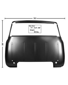 Ford Pickup Truck Back Cab Panel - For Large Rear Window