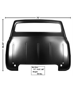 Ford Pickup Truck Back Cab Panel - For Small Rear Window