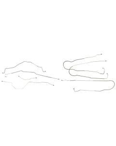 1996 Ford F-150 4WD With ABS Standard Cab Power Disc Brake Line Set, Original Or Stainless Steel