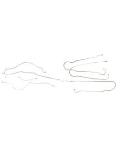 1995 Ford F-150 4WD With ABS Standard Cab Power Disc Brake Line Set, Original Or Stainless Steel