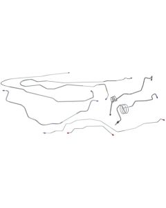 1996 Ford F-350 4X4 Crew  Cab Longbed Power Disc Brake Line Set, Original Or Stainless Steel