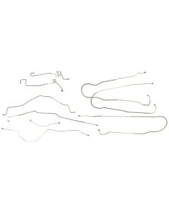 1994-96 Ford F-150 4X4 Super Cab Power Disc Brake Line Set, Original Or Stainless Steel