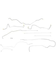 1994 Ford F-250 & F-350 4X4 Standard Cab Longbed Power Disc Brake Line Set, Original Or Stainless Steel