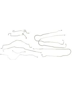 1990 Ford F-150 4X4 Standard Cab Power Disc Brake Line Set, Original Or Stainless Steel