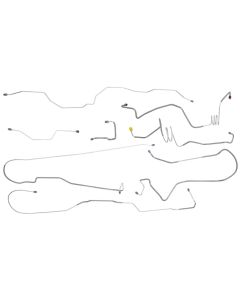 1987-89 Ford F-250 & F-350 2 Wheel Drive Standard Cab Power Disc Brake Line Set, Original Or Stainless Steel
