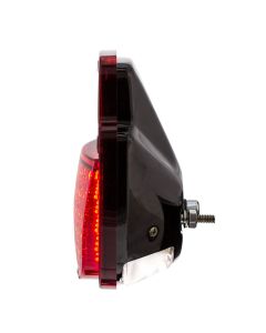 1953-1956 Ford Pickup Truck LED Tail Light - Black Housing - Left with License Plate Light