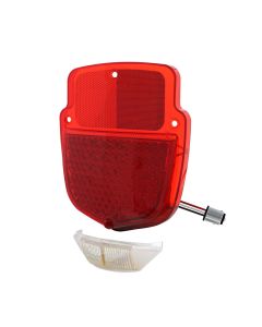 1953-1956 Ford Pickup Truck LED Tail Light Lens - Left with License Plate Light
