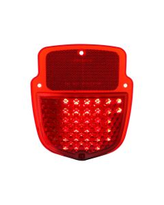 1953-1956 Ford Pickup Truck LED Sequential Tail Light Lens - Left with License Plate Light