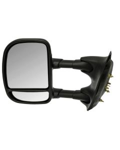 1999-2001 Ford Pickup Truck Outside Rear View Mirror - Telescopic for Towing - Manual Control - Left