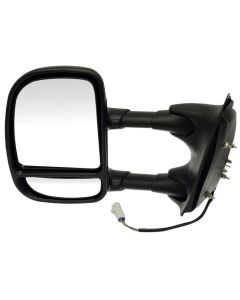 1999-2004 Ford Pickup Truck Outside Rear View Mirror - Telescopic for Towing - Power Control - Left