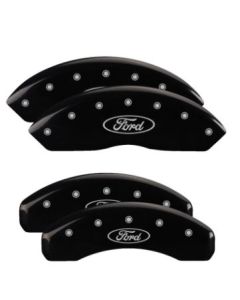 2005-2009 Ford F-150 MGP Caliper Covers, Black With Engraved Ford Logo