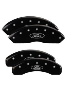 2005-2009 Ford F-150 MGP Caliper Covers, Black With Engraved Ford Logo
