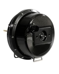 Ford Truck Carbon Fiber Brake Booster 9” With Black Anodized Outer Rings And Exposed Hardware