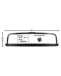 1953-1956 Ford Pickup Truck Cab Inner Brace Kit - For Small Rear Window