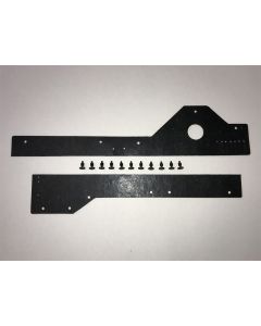 1973-1977 Ford Pickup Truck Fender to Firewall Dust Shield Set - With Hardware