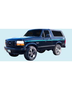 1991-1992 Ford F150 Bronco Nite Truck Stripe Kit, Blue