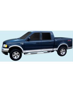 1997-2003 Ford F-150 Lariat Uppe and Lower Stripe Decals  Kit, Gold/Red