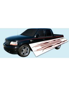 2002 Ford F-150 Truck Harley Davision Edition Stripe Kit, Red