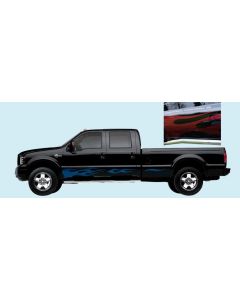 2005-2007 Ford F-250/350 Harley Davision Edition Stripe Kit, Ghost Red