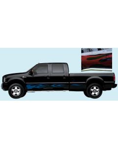 2005-2007 Ford F-250/350 Harley Davision Edition Stripe Kit, Ghost Blue