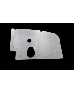 1967-1972 Ford F100 Custom Firewall Panel, Blank With Steering Column Holes