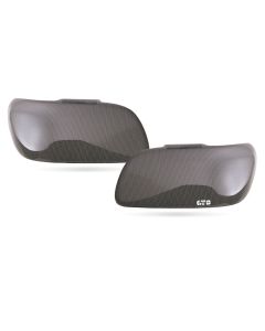2011-2016 Ford Pickup Truck Headlight Covers - Right and Left - Carbon Fiber Look