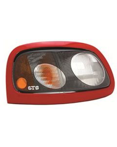 1998-2000 Ranger Pro-Beam Headlight Covers - Right and Left - Carbon Fiber Look