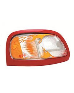 1998-2000 Ranger Pro-Beam Headlight Covers - Right and Left - Flames