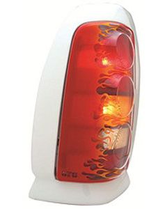 1997-2003 F150 Pickup Pro-Beam Taillight Covers - Right and Left - Flames
