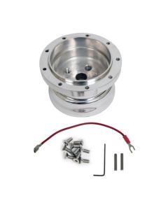 1948-1957 Ford F-Series Lecarra Steering Wheel Hub Adapter Kit - For 9 Bolt Mount, Polished Billet