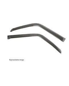 1982-1992 Ranger Ventgard Sport Style Window Deflectors - Front - Carbon Fiber Look