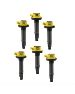 2011-2016 Ford Pickup Truck Ignition Coil Set - ACCEL Super Coil Series - Yellow Cap - 3.5L and 3.7L V6