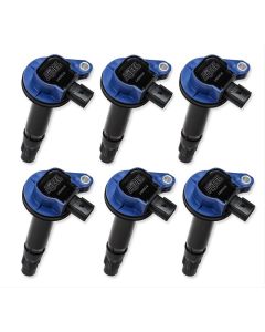 2011-2016 Ford Pickup Truck Ignition Coil Set - ACCEL Super Coil Series - Blue Cap - 3.5L and 3.7L V6