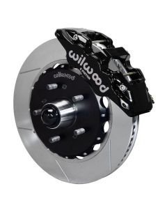 1997-2004 Ford F-150 Wilwood AERO6 Front Brake Kit, Black, Drilled