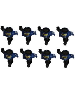 2004-2008 Ford Pickup Truck Ignition Coil Set - ACCEL Super Coil Series - Blue Cap - Ford Modular 3-Valve Engine