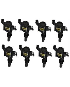 2004-2008 Ford Pickup Truck Ignition Coil Set - ACCEL Super Coil Series - Black Cap - Ford Modular 3-Valve Engine