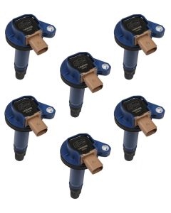 2011-2017 Ford Pickup Truck Ignition Coil Set - ACCEL Super Coil Series - Blue Cap - Ford EcoBoost 3.5L V6
