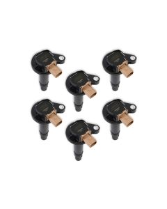 2011-2017 Ford Pickup Truck Ignition Coil Set - ACCEL Super Coil Series - Black Cap - Ford EcoBoost 3.5L V6