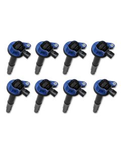2011-2016 F150 Pickup Truck Ignition Coil Set - ACCEL Super Coil Series - Blue Cap - Ford 5.0L V8 Coyote Engine