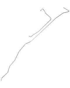 1965-66 Ford F-100 V8 Pickup 5/16" Main Fuel Lines - 2 Piece, Tank To Pump - Original Steel